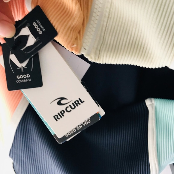 RIP CURL WOMEN'S BLOCK PARTY SPLICE GOOD COVERAGE ONE PIECE SWIMSUIT - Picture 9 of 10